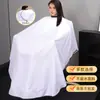 Bata de Peluquería con Logo Imprimible, Bata de Corte de Pelo Transpirable y Antiadherente para Barberías, Bata Amplia para Salón de Belleza