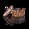 Copa de cristal ámbar para arte de uñas transfronterizo con tapa copa de cristal para joyería con forma especial copa de cristal para líquido especial para arte de uñas copa especial para lavar pinceles