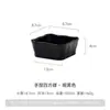 Prato Quadrado Simples Feito à Mão com Bandeja de Madeira, Molheira Quadrada de Cerâmica para Casa, Prato para Molho de Hot Pot, Prato para Lanches na Sala de Estar