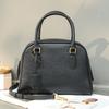 Bolsa de couro para boliche de mão, camada superior, couro de vaca, bolsa de axila, bolsa de Boston, bolsa feminina, textura avançada, bolsa de novo estilo 2025