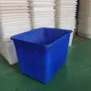 Tanque de agua de plástico tendón engrosado rectangular de gran capacidad barril de almacenamiento de agua caja para piscicultura con drenaje caja de cría lavabo tendón