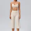 Set de Yoga Xiga para Mujer: Sujetador Deportivo de Alta Gama a Prueba de Golpes, Pantalones Ajustados de Secado Rápido de Cintura Alta de Longitud Media Conjunto de Yoga 2013
