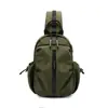 Nova Tendência Bolsa Transversal Masculina Simples Bolsa de Ombro Pequena Multifuncional Bolsa de Peito Masculina Estilo Casual Esportivo