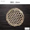 Esterilla de red de bambú tejida para olla de hierro fundido antiadherente, pieza de esterilla de bambú hexagonal para fondo de olla, artefacto antiadherente para fondo, red de esterilla de bambú, rejilla de bambú para estofar pescado
