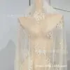 Una Pieza de Tela de Encaje de Pestañas de 140*150, Suave y Amigable con la Piel, Tela de Moda para Vestidos de Novia, Pañuelos y Vestidos