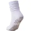 Calcetines Transfronterizos, Calcetines de Puntos, Calcetines Deportivos para Pilates, Calcetines de Piso con Silicona, Calcetines Antideslizantes Xiyin, Calcetines de Tubo Alto
