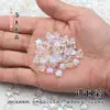 Estrela de cinco pontas furo reto furo vertical estrela pequena esmalte de cor antiga material para fazer grampo de cabelo com borla feito à mão