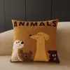 Cojín Almohada para Sofá de Gato Estilo Vintage para Sala de Estar con Relleno, Cojín Respaldo para Dormitorio, Cabecera, Funda para Cojín de Ventana Abuhardillada