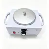 Máquina de terapia de cera de fonte do fabricante com controle de temperatura, máquina de terapia de cera de duplo queimador, aquecedor de remoção de pelos com cera para salão de beleza