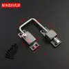 Pestillo de Puerta Antirrobo de Acero Inoxidable Hebilla de Puerta de 90 Grados Cerradura de Puerta Corredera Perno de Puerta Multiaángulo Cerradura de Seguridad Universal para Uso Izquierdo y Derecho