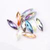 Nuevo 10*30mm Marquesa Vidrio Galvanizado Fantasía Material Tocado Accesorios DIY Cuentas Sueltas de Vidrio Cuentas en Hilo