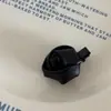 Pasador de Rosa de Cuero Pasador Pasador Flequillo Clip de Borde Flor Pequeña Exquisita Pinza de Pato Accesorios para el Cabello Nuevo Tocado Texturizado