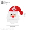 Acessórios de Desenho Animado Papai Noel Boneco de Neve Rena Pulseiras de Bater Broches Acessórios de Decoração de Natal Acessórios de Presente Atacado