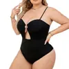 Ropa Interior Moldeadora Tallas Grandes Transfronteriza con Cierre Frontal, Control de Abdomen, Moldeado de Cintura, Body de Encaje Levanta Glúteos, Doble Uso para Uso Diario y Fiestas
