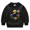 Sudadera de Felpa para Niños Sudadera de Felpa para Niños Bomberos Ropa de Otoño e Invierno Bebé Capa Base Caliente Engrosada Ropa de Invierno para Niños