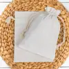 Bolsa de Lona con Cordón para Dulces de Fiesta de Navidad Transfronteriza, Bolsa de Embalaje para Joyería, Bolsa con Cordón de Algodón y Lino