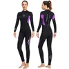 Traje de buceo DIVE & SAIL 3MM para hombre, traje de buceo cálido acolchado, traje de una pieza para mujer tipo medusa, traje de baño de invierno para buceo profundo y surf