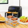 Rack de cozimento a vapor para grelha de três camadas aço inoxidável acessórios para Air fryer e-commerce transfronteiriço Acessórios para Air fryer