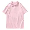 Camiseta versátil de moda estilo coreano ins blanca de algodón puro, manga corta, cuello polo, verano 2026, estilo universitario, holgada