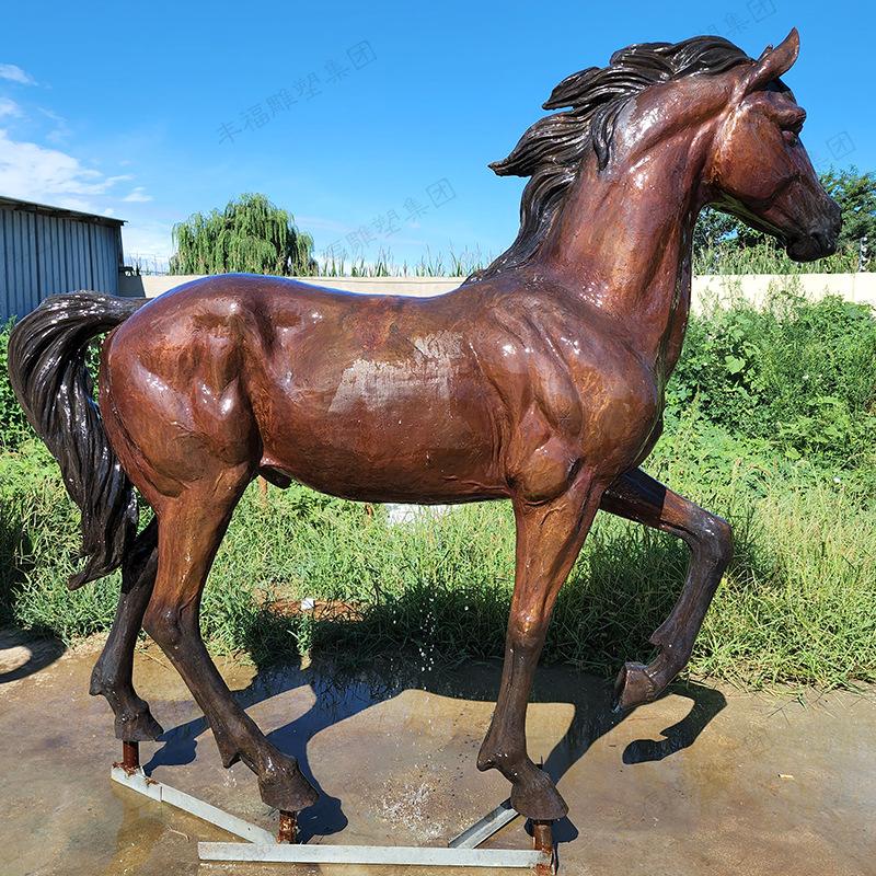 户外景观铜马雕塑广场摆件