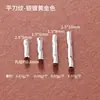 Plata de Ley S925 Patrón Floral Tubo Recto Espaciadores Accesorios Patrón de Estrella Corte Diagonal DIY Pulsera de Perlas Collar Accesorios de Plata