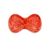 Dulce Linda Chica Corazón Lazo Nudo DIY Cuentas de Agujero Recto Llavero Cadena de Teléfono Collar Accesorios para Bolsos Venta al por Mayor
