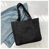 Bolsa de Ombro Casual Bolsa Tote de Lona Grossa para Trabalho Bolsa Mensageiro de Ombro Transfronteiriça Estampada com Logo