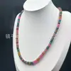 Estilo Xiaohongshu Colar Trançado Verde Espinafre Pulseira Vermelha Verde Esmeralda Corrente de Menina Corrente para Clavícula Atacado