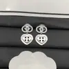 Nuevo Conjunto Estilo Chanel Transfronterizo, Alta Calidad, Auténtico con Etiquetas, Presentando Flores de Ciruelo, Estrellas, Corazones y Diseño Doble C, Al Por Mayor