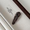 Corea del Sur otoño e invierno felpa estampado de leopardo horquilla pasador clip adorno para el cabello flequillo clip clip para cabello suelto niña