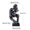 Accesorios para Parejas de Envío Gratuito Cuidadosamente Seleccionados Escultura Transfronteriza Artesanía de Resina Ecológica Abrazo Permanente de Pareja Adorno Decorativo de Alta Gama
