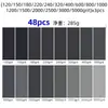 Papel de lija negro de 93x230 mm para uso húmedo y seco, Amazon Transfronterizo, Suministro Mayorista a Granel