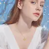 Colar Gargantilha Feminino Europeu e Americano Simples e Personalizado com Coroa de Espinhos de Diamante Corrente de Clavícula Pingente de Presente de Feriado Estiloso