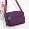 Bolso de lona ligero impermeable bandolera tela Oxford bolso para madre de mediana edad y anciana gran capacidad nailon lavado bandolera para mujer