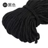 Cuerda Gruesa de Algodón de Tres Hilos de Colores Cuerda Retorcida Cuerda de Diseño Decorativo Accesorios para Manualidades Cuerda Gruesa Cuerda para Atar