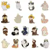 Pingentes de Liga de Esmalte Série Animais Fofos - Esquilo, Cachorro, Gato Charms para Acessórios de Pulseira e Colar DIY