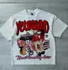 [Código Europeo Transfronterizo] Ropa Callejera Y2K Harajuku para Hombre y Mujer Camisa de Moda de Manga Corta con Nuevo Diseño de Estampado de Dibujos Animados