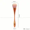 Brocha de Maquillaje de Cintura Delgada Transfronteriza, Brocha Grande Individual para Rubor, Brocha Suave y Esponjosa para Polvos Sueltos, Herramienta de Belleza para Fijar y Difuminar Maquillaje