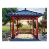 Aleación de Aluminio Pabellón Patio Hogar Exterior Ocio Nuevo Estilo Chino Pabellón Tejado de Villa Parabrisas Cerrado Pabellón Grande