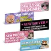 Pegatina Magnética Personalizada para Parachoques de Coche Reflectante Gatito de Dibujos Animados Bolsa Emocional Pegatina Magnética de Panal para Conductor Novato