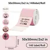 Papel de Etiqueta Redonda Autoadhesivo para Fabricante 50mm Colorido Ciclo Adecuado para Papel de Impresión Térmica Phomemo M220