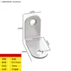 Suporte de Canto em Aço Inoxidável Cantoneira/Suporte de Prateleira Suporte em L Conector Triângulo Peça de Ferro Suporte de Cantoneira de Ângulo Reto 90 Graus