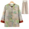 Ropa de Verano para Mujeres Mayores, Camisas Nuevas de Estilo Chino para Abuelas, Cárdigans para Señoras Mayores, Tops Tradicionales de Estilo Chino, Conjuntos Elegantes para Madres