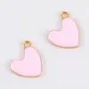 Aleación de Color Dopamina Colgante de Corazón Pulsera Hecha a Mano DIY Collar Colgante para Teléfono Móvil Decoración para Llaves Venta al por Mayor