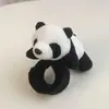 Pulsera de Anillo a Presión de Panda Lindo para Mujer, Felpa de Dibujos Animados, Anillo de Chasquido, Correa de Muñeca de Muñeca para Niños, Accesorios de Bicicleta, de Moda