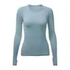 Novas roupas de yoga alta elasticidade sem costura top justo esportivo feminino manga longa corrida transfronteiriça secagem rápida fitness roupas alta elasticidade