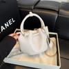2025 Nova Moda Bolsa Pequena Design Nicho Feminino Bolsa Balde Cesta de Legumes Estilo Estrangeiro Versátil Ombro Transversal