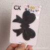 Pegatinas para flequillo negro Post pegatinas mágicas para el cabello simple forma de corazón pegatinas para cabello roto niños adulto accesorios para el cabello fábrica venta al por mayor