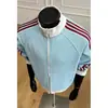 Jaqueta moderna com gola alta, cardigã masculino retrô, moletom, estilo faculdade americana, design de três listras, top esportivo de outono