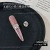 Decorações para unhas com strass em formato de ovo de pombo cúbico de zircônia sem fundo, deslumbrantes esferas de strass em formato de coração e quadrado com efeito de açúcar gelado para nail art